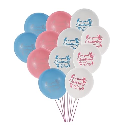 MAGICLULU 40St Ballon -Taufdekorationen blaues Partyzubehör für den Tauftag rosa Dekorationen geburt the birth verkleidung fensterdeko hellblaue blea taufe Emulsion Blue MAGICLULU 40St Ballon -Taufdekorationen blaues Partyzubehör für den Tauftag rosa Dekorationen geburt the birth verkleidung fensterdeko hellblaue blea taufe Emulsion Blue von MAGICLULU