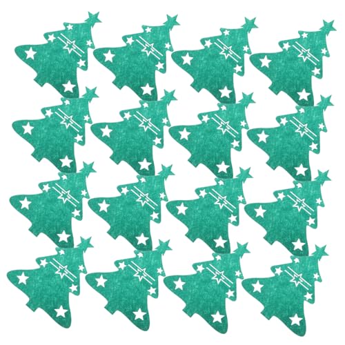 MAGICLULU 48 Stück Teiliges Weihnachtsbaum Besteckbeutel aus Grünem Filz Niedliche Gabel Löffeltaschen für Festliche Tischdekoration Praktischer Besteckhalter für Ordentliche Weihnachtsessen MAGICLULU 48 Stück Teiliges Weihnachtsbaum Besteckbeutel aus Grünem Filz Niedliche Gabel Löffeltaschen für Festliche Tischdekoration Praktischer Besteckhalter für Ordentliche Weihnachtsessen von MAGICLULU