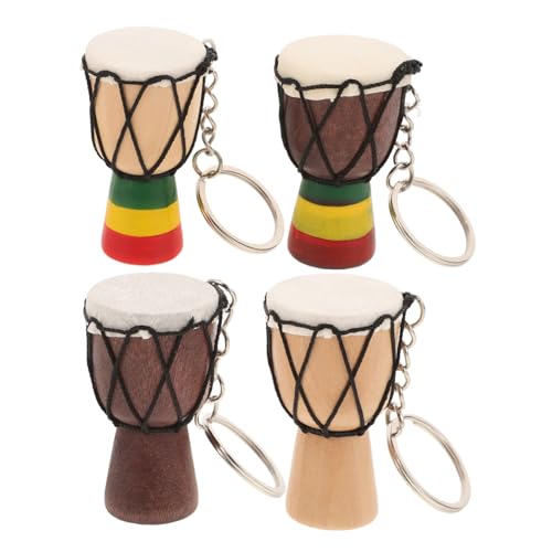 MAGICLULU 4Er Set Djembe Schlüsselanhänger Mini Djembe Percussion Afrikanische Handtrommel Schlüsselanhänger Hängendes Ornament Handtasche Ornament Afrikanischer Trommelanhänger MAGICLULU 4Er Set Djembe Schlüsselanhänger Mini Djembe Percussion Afrikanische Handtrommel Schlüsselanhänger Hängendes Ornament Handtasche Ornament Afrikanischer Trommelanhänger von MAGICLULU