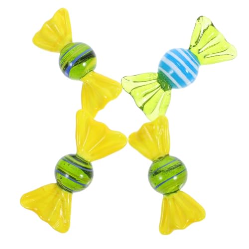 MAGICLULU 4Stücke Kreative Süßigkeiten Dekorationen Gestreifte Süßigkeiten Ornamente Für Tee Partys Tischdekorationen von MAGICLULU