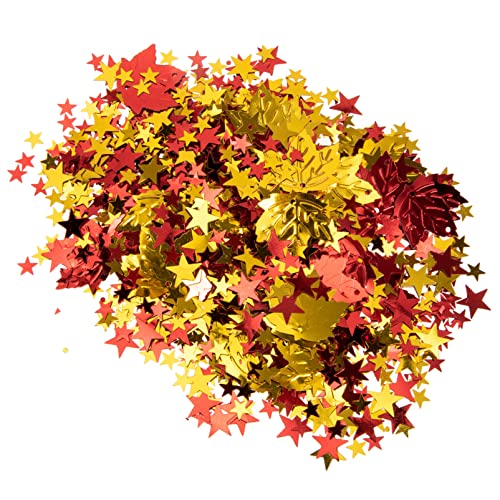 MAGICLULU 4Taschen Glitzerndes Ahornblatt Konfetti für Hochzeiten und Feiertagsfeiern Partydekoration für Kreative Tischgestaltungen und Geschenkverpackungen MAGICLULU 4Taschen Glitzerndes Ahornblatt Konfetti für Hochzeiten und Feiertagsfeiern Partydekoration für Kreative Tischgestaltungen und Geschenkverpackungen von MAGICLULU