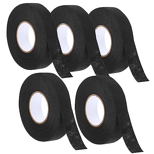 MAGICLULU 5 Rollen Hochtemperaturbeständiges Kabelbaum Klebeband Selbstklebendes Gewebeband für Kabelisolierung Geräuschdämpfung Drahtfixierung im Auto Polyesterstoff für Elektrischen MAGICLULU 5 Rollen Hochtemperaturbeständiges Kabelbaum Klebeband Selbstklebendes Gewebeband für Kabelisolierung Geräuschdämpfung Drahtfixierung im Auto Polyesterstoff für Elektrischen von MAGICLULU