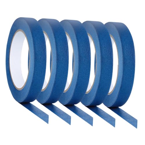 MAGICLULU 5 Rollen Malerkrepp Wanddekoration Klebeband Auto Lackierband Vielseitig Einsetzbar für Malerarbeiten Fahrzeugpflege Breit MAGICLULU 5 Rollen Malerkrepp Wanddekoration Klebeband Auto Lackierband Vielseitig Einsetzbar für Malerarbeiten Fahrzeugpflege Breit von MAGICLULU