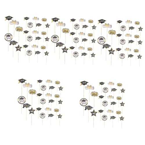 MAGICLULU 5 Sätze Cupcake Picks Toppers Für Abschlussfeiern Praktische Dekoration Für Kuchen Und Desserts Für Graduierungsfeiern Und Schulabschlüsse Sicher Und Gesund 24 Stück * 5 MAGICLULU 5 Sätze Cupcake Picks Toppers Für Abschlussfeiern Praktische Dekoration Für Kuchen Und Desserts Für Graduierungsfeiern Und Schulabschlüsse Sicher Und Gesund 24 Stück * 5 von MAGICLULU