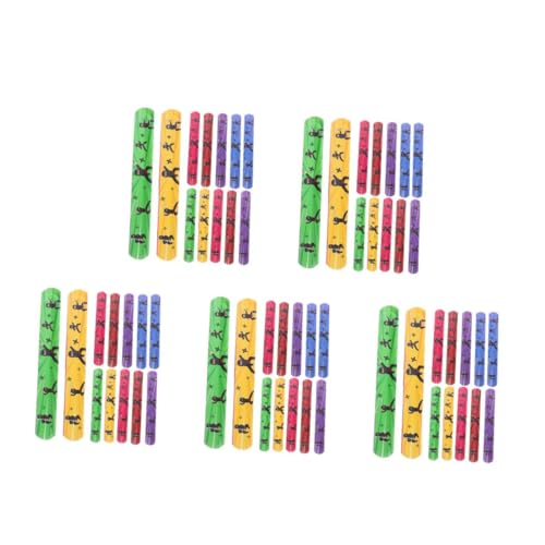 MAGICLULU 5 Sätze Pat-ring-armband Coole Partygeschenke Für Halloween-spaß Halloween-ringe Für Schlagarmbänder Für Jungen Große Partygeschenke Ninjas Pvc 24 Stück * 5 von MAGICLULU