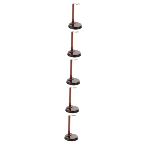 MAGICLULU 5 Stück Doll Display Stand aus Verstellbarer Puppenständer für Verschiedene Figuren Stabiler für Puppen Präsentation Einfacher Transport für Sammler Puppenliebhaber von MAGICLULU