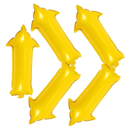 MAGICLULU 5 Stück Förmige Folienballons für Hochzeiten und Geburtstagsfeiern Luftballons mit Helium für Kreative Partydekorationen für Innen und Außeneinsätze von MAGICLULU