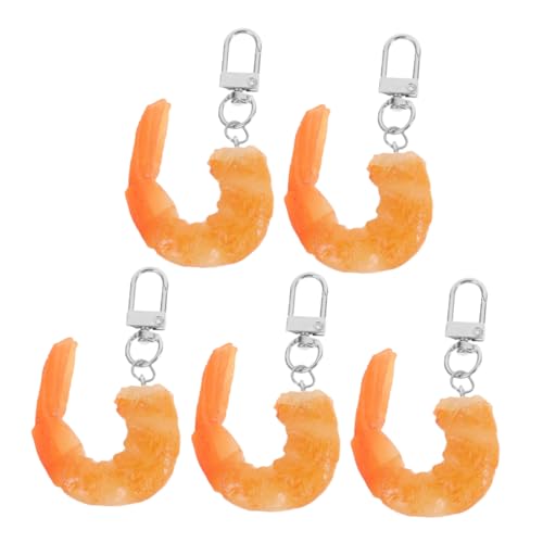 MAGICLULU 5 Stück Garnelen-schlüsselanhänger Geldbeutel Mini Simulation Lebensmittel Anhänger Simulieren Party Schlüsselanhänger-handtasche Rucksack-anhänger Künstliche Austern Orange Pvc MAGICLULU 5 Stück Garnelen-schlüsselanhänger Geldbeutel Mini Simulation Lebensmittel Anhänger Simulieren Party Schlüsselanhänger-handtasche Rucksack-anhänger Künstliche Austern Orange Pvc von MAGICLULU