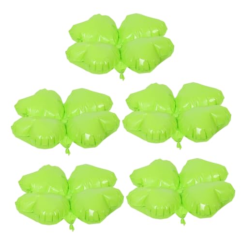 MAGICLULU 5 Stück Glückliche Vierblättrige Luftballons für Patrick's Day Dekoration Wiederverwendbare Kreative Party Deko für und Außenbereiche Einfach zu Befüllen und Entleeren Vielseitige MAGICLULU 5 Stück Glückliche Vierblättrige Luftballons für Patrick's Day Dekoration Wiederverwendbare Kreative Party Deko für und Außenbereiche Einfach zu Befüllen und Entleeren Vielseitige von MAGICLULU