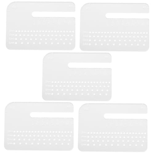 MAGICLULU 5 Stück Locherplatte aus Acryl Stanzhilfsplatte für Ledernähte Stechhilfe leder locher praktische Locherplatte Schlaghilfeplatte Heftstanzhilfsplatte Lochstanzwerkzeug Lederpunsch MAGICLULU 5 Stück Locherplatte aus Acryl Stanzhilfsplatte für Ledernähte Stechhilfe leder locher praktische Locherplatte Schlaghilfeplatte Heftstanzhilfsplatte Lochstanzwerkzeug Lederpunsch von MAGICLULU