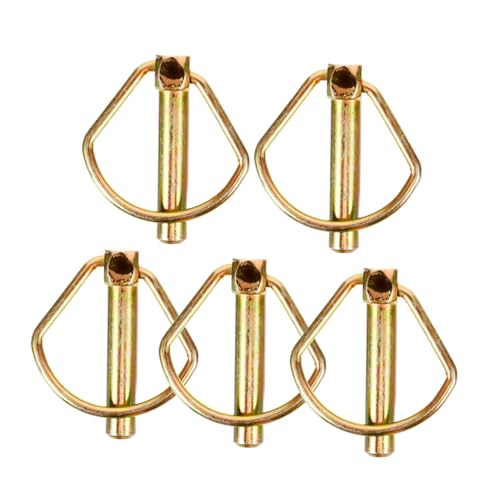 MAGICLULU 5 Stück Lüfterstift Verriegelung Lynch-pin-verschluss Wellensicherungsverschluss Sicherungsstift-clips Traktor-pin-ring Anhänger-pin-ring Q235 Kohlenstoffstahl MAGICLULU 5 Stück Lüfterstift Verriegelung Lynch-pin-verschluss Wellensicherungsverschluss Sicherungsstift-clips Traktor-pin-ring Anhänger-pin-ring Q235 Kohlenstoffstahl von MAGICLULU