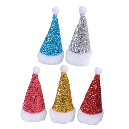 MAGICLULU 5 Stück Mini Weihnachtsmützchen Besteckhalter Kleine Santa Caps Tischdekoration Weihnachtsfest Silberbesteck Flaschenverschlüsse Xmas Party Dekorationsideen MAGICLULU 5 Stück Mini Weihnachtsmützchen Besteckhalter Kleine Santa Caps Tischdekoration Weihnachtsfest Silberbesteck Flaschenverschlüsse Xmas Party Dekorationsideen von MAGICLULU