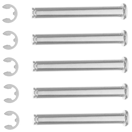 MAGICLULU 5 Stück Palettenregal Sicherungsbolzen Zylindrischer Flachkopf Nut Pin mit Sicherungsringen für Verschiedene Anwendungen im Regalsystem MAGICLULU 5 Stück Palettenregal Sicherungsbolzen Zylindrischer Flachkopf Nut Pin mit Sicherungsringen für Verschiedene Anwendungen im Regalsystem von MAGICLULU