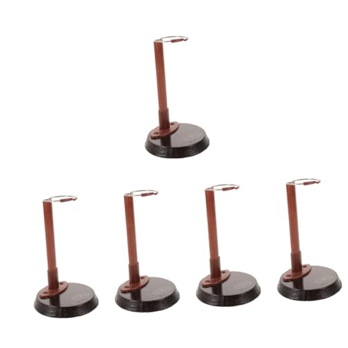 MAGICLULU 5 Stück Puppenständer puppenzubehör Puppenträger Anzeige Puppen für Stand Mädchen Figurenständer Display-Ständer Ständer für Puppen Eisen Brown MAGICLULU 5 Stück Puppenständer puppenzubehör Puppenträger Anzeige Puppen für Stand Mädchen Figurenständer Display-Ständer Ständer für Puppen Eisen Brown von MAGICLULU