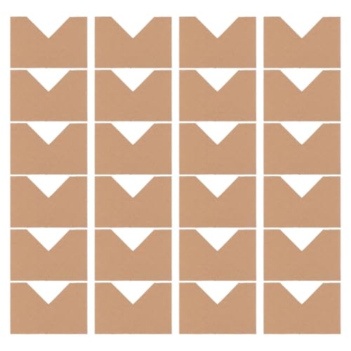 MAGICLULU 50 Stück Eckenschutz aus Papier für Bilderrahmen Beschützer dekorativ Rand Rahmeneckenschutz Kantenschutz Eckenschutz für Bilderrahmen Kraftpapier von MAGICLULU