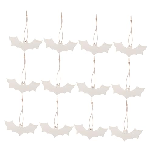 MAGICLULU 50 Stück Halloween Fledermaus Holzausschnitte zum Bemalen Diy Holzanhänger mit Aufhängevorrichtung Wiederverwendbare Holzformen für Basteln und Halloween Partydekorationen MAGICLULU 50 Stück Halloween Fledermaus Holzausschnitte zum Bemalen Diy Holzanhänger mit Aufhängevorrichtung Wiederverwendbare Holzformen für Basteln und Halloween Partydekorationen von MAGICLULU