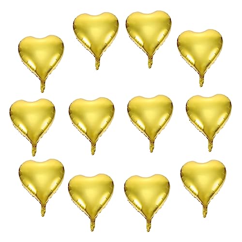 MAGICLULU 50 Stück Liebe Alufolienballon hochzeitsdeko wand polsterung suprise valentinstag luftballons Brautballons Party Gefälligkeiten valentinstag herz luftballons Aluminiumfolie Golden MAGICLULU 50 Stück Liebe Alufolienballon hochzeitsdeko wand polsterung suprise valentinstag luftballons Brautballons Party Gefälligkeiten valentinstag herz luftballons Aluminiumfolie Golden von MAGICLULU