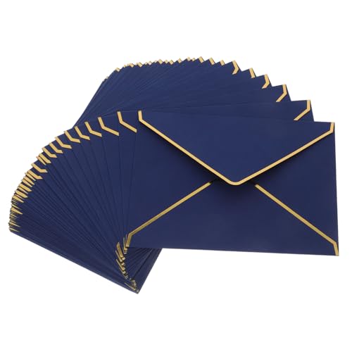 MAGICLULU 50 Stück Luxus Umschläge mit Goldrand V-klappe Dickes Papier für Hochzeit Einladungen und Grußkarten Stilvolle Westliche Optik Hochwertige Versandumschläge MAGICLULU 50 Stück Luxus Umschläge mit Goldrand V-klappe Dickes Papier für Hochzeit Einladungen und Grußkarten Stilvolle Westliche Optik Hochwertige Versandumschläge von MAGICLULU