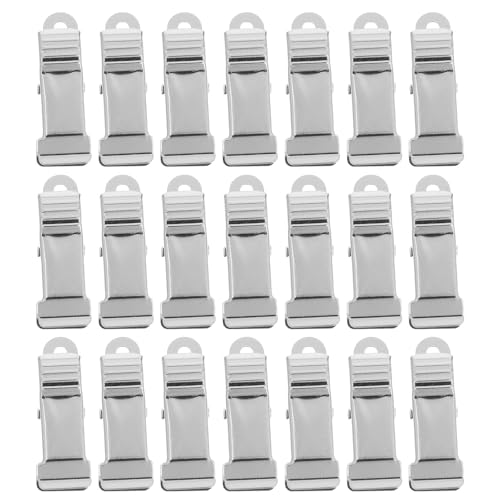 MAGICLULU 50 Stück Mini-Federklammern: Mini-Klemmen aus Metall, Krokodilklemmen für Zuhause, Büro, Schule, Kleidung, Fotos, Weihnachten, DIY-Dekoration von MAGICLULU