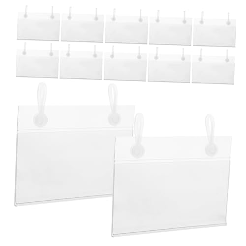 MAGICLULU 50 Stück Preisschild Hängen Name Etiketten Für Drahtregale Pantry -etiketten Organisieren Anzeige Supermarkt Organisation Einzelhandels -tags Inhaber Tag-tag Die Marker Pvc von MAGICLULU