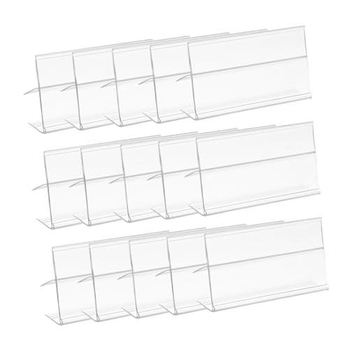 MAGICLULU 50 Stück Regalpreise Warenanhängerhalter Preisschildhalter Ticket-display-halter Preisschild-display-clip Etikettenhalter Speichern Drahtregal-etikettenhalter Pvc Transparent MAGICLULU 50 Stück Regalpreise Warenanhängerhalter Preisschildhalter Ticket-display-halter Preisschild-display-clip Etikettenhalter Speichern Drahtregal-etikettenhalter Pvc Transparent von MAGICLULU