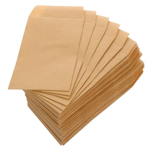 MAGICLULU 50 Stück Samenhülle Trinkgeldumschläge für Bargeld geldsparende Umschläge braune Umschläge Sparumschläge für Bargeld Mini-Papiertüten Kraftpapier Light Brown MAGICLULU 50 Stück Samenhülle Trinkgeldumschläge für Bargeld geldsparende Umschläge braune Umschläge Sparumschläge für Bargeld Mini-Papiertüten Kraftpapier Light Brown von MAGICLULU
