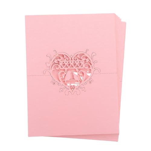 MAGICLULU 50 Stück Vogel Hohl Tischkarten Dekoration Party Tischkarten Hochzeits Schreibtischkarten Party Valentinstags Gäste Verlobungs von MAGICLULU