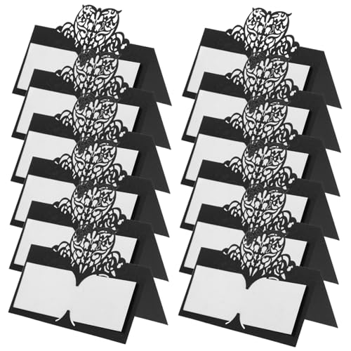 MAGICLULU 50 Stück karten kraftpapier kartenpapier platzkarte Grußkarten dekoration party Tischkarten für die Tischdekoration Sitzkarten Hochzeitskarten Tischsitze, Tischkarten Black MAGICLULU 50 Stück karten kraftpapier kartenpapier platzkarte Grußkarten dekoration party Tischkarten für die Tischdekoration Sitzkarten Hochzeitskarten Tischsitze, Tischkarten Black von MAGICLULU