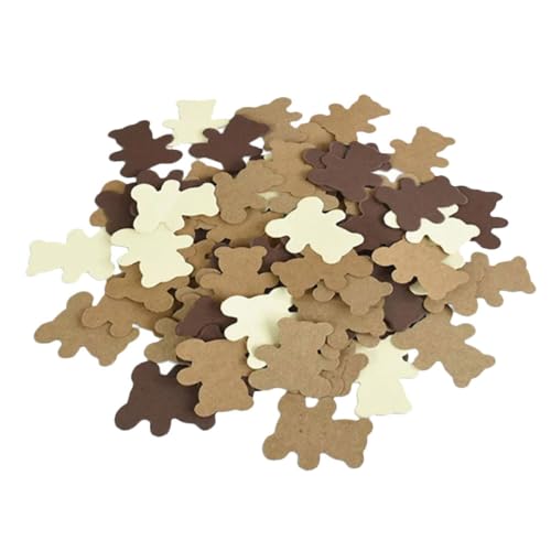 MAGICLULU 500 Stück Bärenkonfetti Saumband Hosenband Dekorationen für die Babyparty mit Bärenmotiv Keksform Konfetti für Feste Festliche Tischdeko Bären- -Dusche Konfetti Papier MAGICLULU 500 Stück Bärenkonfetti Saumband Hosenband Dekorationen für die Babyparty mit Bärenmotiv Keksform Konfetti für Feste Festliche Tischdeko Bären- -Dusche Konfetti Papier von MAGICLULU