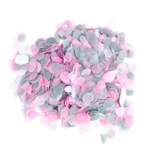 MAGICLULU 5000Stücke Hochzeitskonfetti Runde Tischdeko Weiß Rosa Für Hochzeit Party Und Feiern MAGICLULU 5000Stücke Hochzeitskonfetti Runde Tischdeko Weiß Rosa Für Hochzeit Party Und Feiern von MAGICLULU
