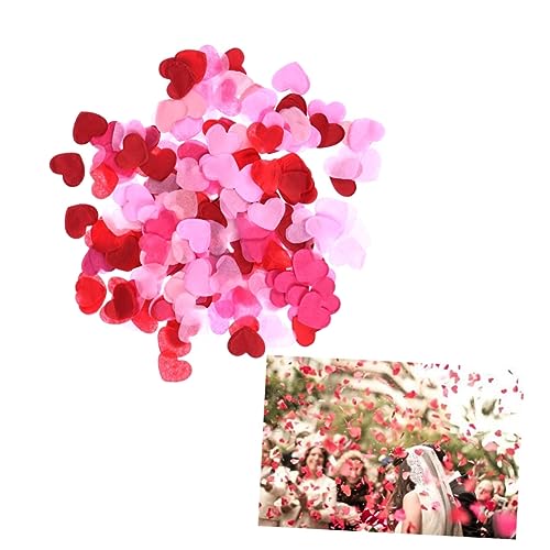 MAGICLULU 5000Stücke Romantisches Herzförmiges Konfetti Hochzeiten und Partys Rosa für Liebe und Feiern MAGICLULU 5000Stücke Romantisches Herzförmiges Konfetti Hochzeiten und Partys Rosa für Liebe und Feiern von MAGICLULU