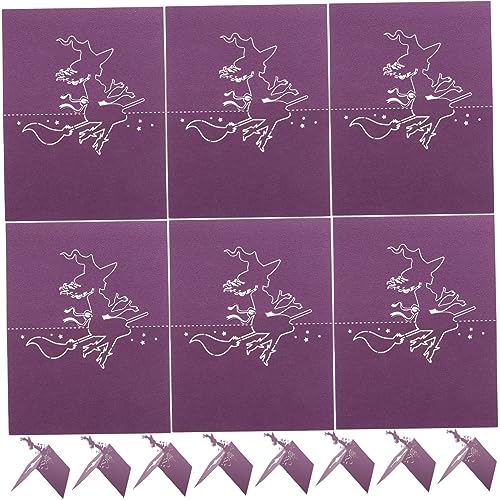 MAGICLULU 50Stücke Halloween Hexen Tischkarten Platzkarten Für Hochzeiten Und Partys Namenskarten Für Tischdekoration Individuell Beschriftbar MAGICLULU 50Stücke Halloween Hexen Tischkarten Platzkarten Für Hochzeiten Und Partys Namenskarten Für Tischdekoration Individuell Beschriftbar von MAGICLULU
