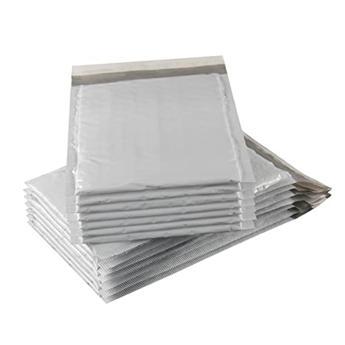 MAGICLULU 50stücke Graue Selbstklebende Poly-versandtaschen Posttasche Mit Klebeverschluss Poly Bubble Mailer Versandumschlag Aus Hochwertigem Material Kratzfest Und Stoßfest Für E-verpackun von MAGICLULU