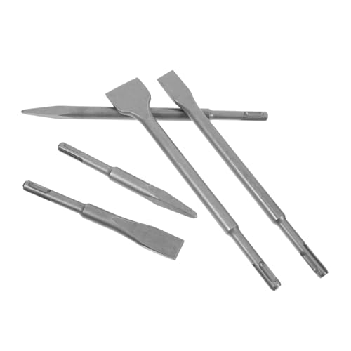 MAGICLULU 5Stücke Teiliges Betonbohrer Set für Schlagbohrmaschinen und Steinbohrer mit Runden Griffen Robuste Meißel für Präzise Schnitte Praktischem Transportkoffer MAGICLULU 5Stücke Teiliges Betonbohrer Set für Schlagbohrmaschinen und Steinbohrer mit Runden Griffen Robuste Meißel für Präzise Schnitte Praktischem Transportkoffer von MAGICLULU