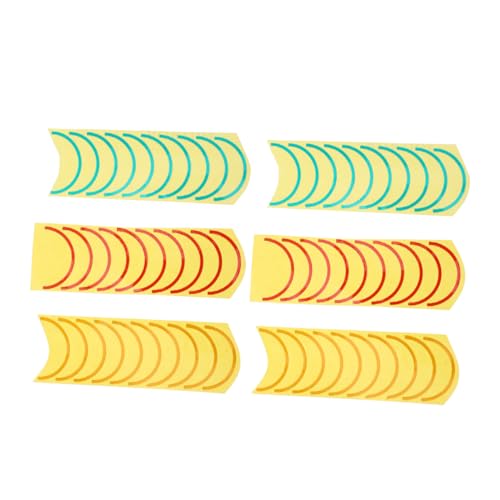 MAGICLULU 6 Blätter Kennzeichnungsaufkleber des Manometers Etikett des Luftdruckmessers Typenschild des Druckmessers Etikett zur Anzeige des Luftdruckmessers PVC selbstklebend von MAGICLULU