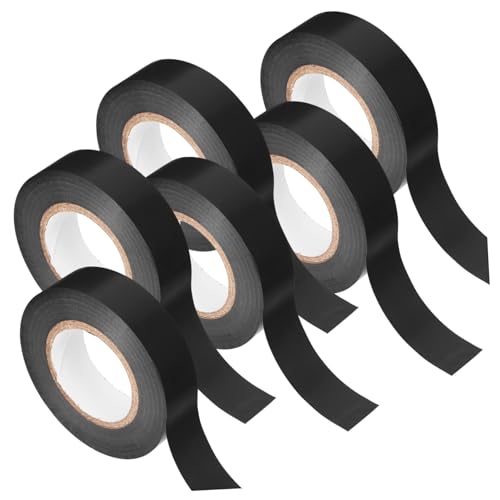 MAGICLULU 6 Rollen Elektriker Klebeband Isolierband für Reparatur Schutz Isolierung von Kabeln Hohe Temperaturbeständigkeit Vielseitig Einsetzbar von MAGICLULU