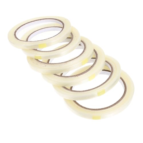 MAGICLULU 6 Rollen Transparentes Klebeband Breit Multifunktional Reißfest Hochklebend Robustes Isolier Verpackungsband für Sichere Verstärkung und Fixierung MAGICLULU 6 Rollen Transparentes Klebeband Breit Multifunktional Reißfest Hochklebend Robustes Isolier Verpackungsband für Sichere Verstärkung und Fixierung von MAGICLULU