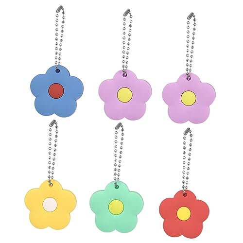 MAGICLULU 6 Stck Teiliges Silikon Schlüsselcover Blumenform Bunte Schlüsselabdeckungen für Haus und Wohnungstüren Schlüsselorganizer mit Einfachem Identifikationssystem MAGICLULU 6 Stck Teiliges Silikon Schlüsselcover Blumenform Bunte Schlüsselabdeckungen für Haus und Wohnungstüren Schlüsselorganizer mit Einfachem Identifikationssystem von MAGICLULU