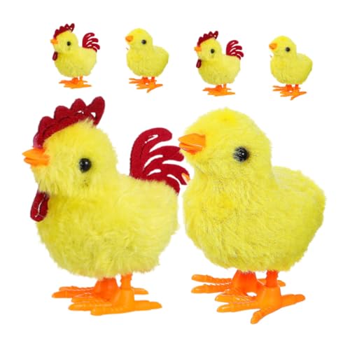 MAGICLULU 6 Stück Aufzieh Plüsch Kükenspielzeug Kleintierspielzeug Halloween Zubehör Neuheitsspielzeug Partygeschenk Huhn Tierspielzeug Für Ostern Tierspielzeug MAGICLULU 6 Stück Aufzieh Plüsch Kükenspielzeug Kleintierspielzeug Halloween Zubehör Neuheitsspielzeug Partygeschenk Huhn Tierspielzeug Für Ostern Tierspielzeug von MAGICLULU