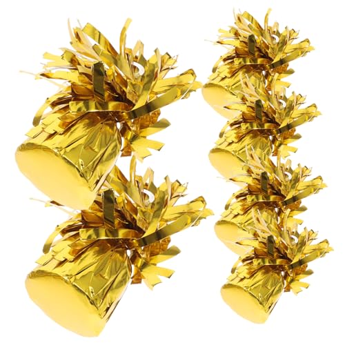 MAGICLULU 6 Stück Ballongewicht Gewichte für Luftballons ballon dekoration set Gewichte für das Haustier Golden MAGICLULU 6 Stück Ballongewicht Gewichte für Luftballons ballon dekoration set Gewichte für das Haustier Golden von MAGICLULU