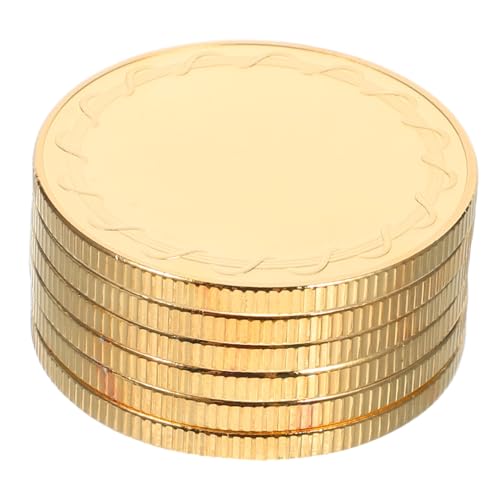MAGICLULU 6 Stück Diy Blank Münzen aus Metall mit Goldplattiertem Spiegelrand Durchmesser Stärke Geeignet für Gravuren Uv Druck Geburtstags und Reisekommunikationssammlung MAGICLULU 6 Stück Diy Blank Münzen aus Metall mit Goldplattiertem Spiegelrand Durchmesser Stärke Geeignet für Gravuren Uv Druck Geburtstags und Reisekommunikationssammlung von MAGICLULU