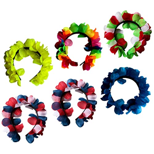 MAGICLULU 6 Stück Hawaiian Party Headband Farbenfrohe Blumen Stirnbänder für Erwachsene Beach Parties Geburtstagsfeiern und Kostümpartys Bequem MAGICLULU 6 Stück Hawaiian Party Headband Farbenfrohe Blumen Stirnbänder für Erwachsene Beach Parties Geburtstagsfeiern und Kostümpartys Bequem von MAGICLULU