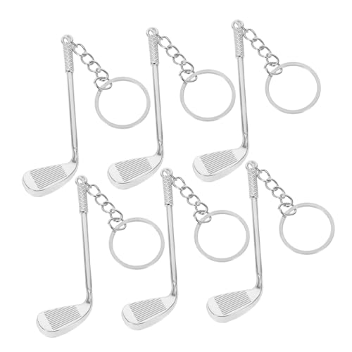 MAGICLULU 6 Stück Hochwertige Golfschläger Pendants für Männer und Frauen als Partygeschenk für Golf Multifunktionale Dekoration für Taschen und Rucksäcke MAGICLULU 6 Stück Hochwertige Golfschläger Pendants für Männer und Frauen als Partygeschenk für Golf Multifunktionale Dekoration für Taschen und Rucksäcke von MAGICLULU