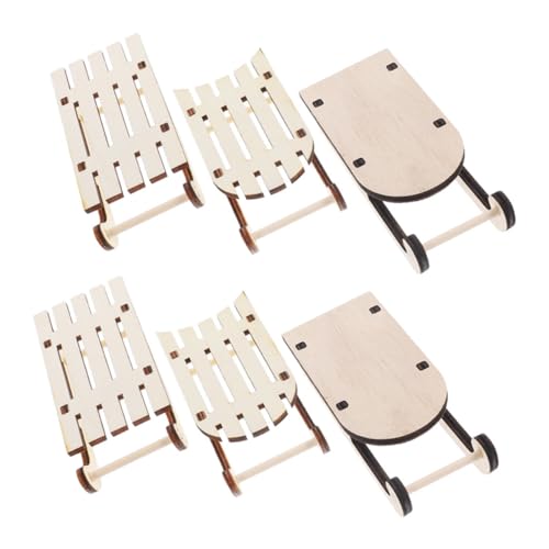 MAGICLULU 6 Stück Mini Holzschlitten Deko Unlackierte Weihnachtsornamente für Tischdekoration DIY Bastelprojekte Vielseitige Holzfiguren für Festliche Anlässe und Pädagogische Zwecke MAGICLULU 6 Stück Mini Holzschlitten Deko Unlackierte Weihnachtsornamente für Tischdekoration DIY Bastelprojekte Vielseitige Holzfiguren für Festliche Anlässe und Pädagogische Zwecke von MAGICLULU