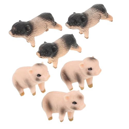 MAGICLULU 6 Stück Miniatur Farmtiere für Kreative Tischdekoration und Lernspielzeug für Garten Veranstaltungen und Dekoration MAGICLULU 6 Stück Miniatur Farmtiere für Kreative Tischdekoration und Lernspielzeug für Garten Veranstaltungen und Dekoration von MAGICLULU