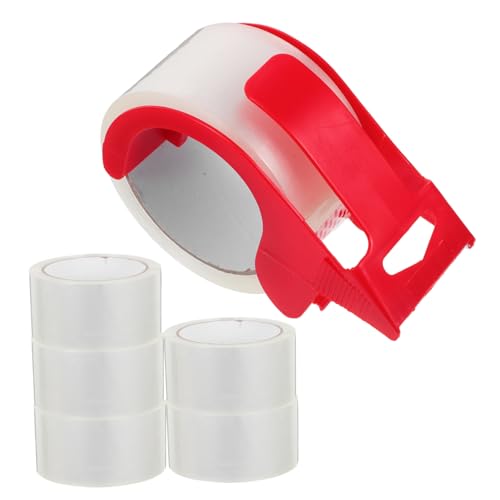 MAGICLULU 6 Stück Pappband Packband Umzugsmaterial Versandklebeband Mit Spender Bewegliches Klebeband Für Kartons Beutelverschlussband Packband Mit Abroller Schifffahrtsbedarf Bopp MAGICLULU 6 Stück Pappband Packband Umzugsmaterial Versandklebeband Mit Spender Bewegliches Klebeband Für Kartons Beutelverschlussband Packband Mit Abroller Schifffahrtsbedarf Bopp von MAGICLULU