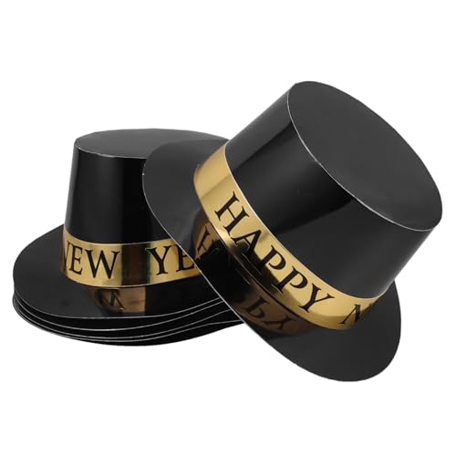 MAGICLULU 6 Stück Schwarzgoldhut Partyhut Silvesterhut Neujahrshut Neujahrshüte Frohes Neues Jahr Zylinder Neujahrsdekorationen Papierhüte Für Silvester Papierhüte Frohes Neues Jahr Golden MAGICLULU 6 Stück Schwarzgoldhut Partyhut Silvesterhut Neujahrshut Neujahrshüte Frohes Neues Jahr Zylinder Neujahrsdekorationen Papierhüte Für Silvester Papierhüte Frohes Neues Jahr Golden von MAGICLULU