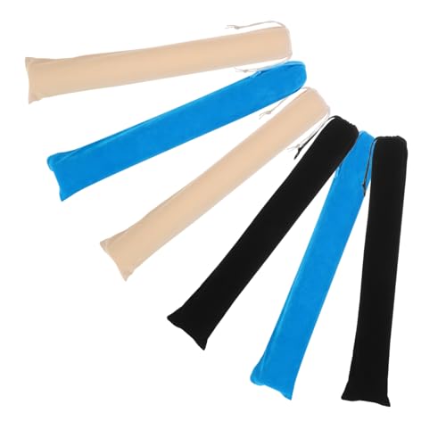 MAGICLULU 6 Stück Teiliges Große Samt-fächer-taschen mit Kordelzug Faltbare Fan Organizer Beutel Stilvolle Aufbewahrungshüllen für Reisen Hochzeiten Festivals und Line Dance Fans von MAGICLULU