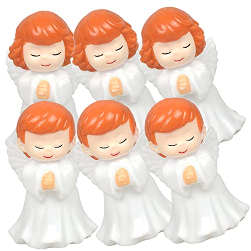 MAGICLULU 6 Stücke Engel Kuchendekoration Engelsstatue Engelsfigur Weihnachtsengel Figur Figuren Engelsflügel Kuchendekorationen Für Mädchen Regaldekorationen Für Das Wohnzimmer Plastik MAGICLULU 6 Stücke Engel Kuchendekoration Engelsstatue Engelsfigur Weihnachtsengel Figur Figuren Engelsflügel Kuchendekorationen Für Mädchen Regaldekorationen Für Das Wohnzimmer Plastik von MAGICLULU
