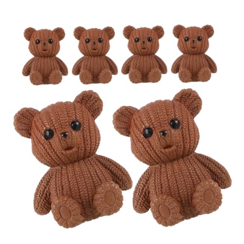 MAGICLULU Vielseitige PVC-bär-Dekorationen Mini-Figuren Für Partygeschenke Nach Hause von MAGICLULU